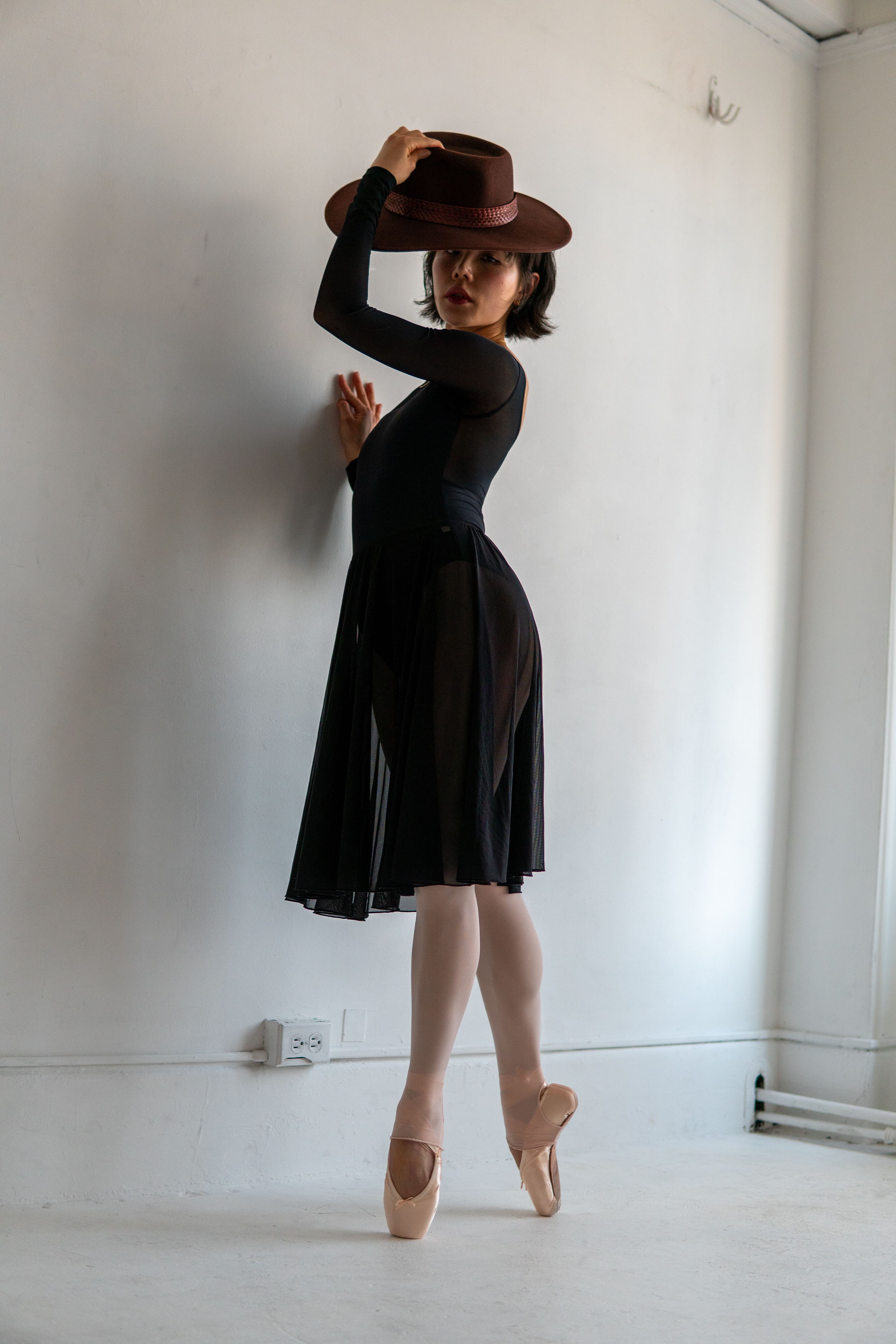 Soloist Circle Skirt — Black — view 2