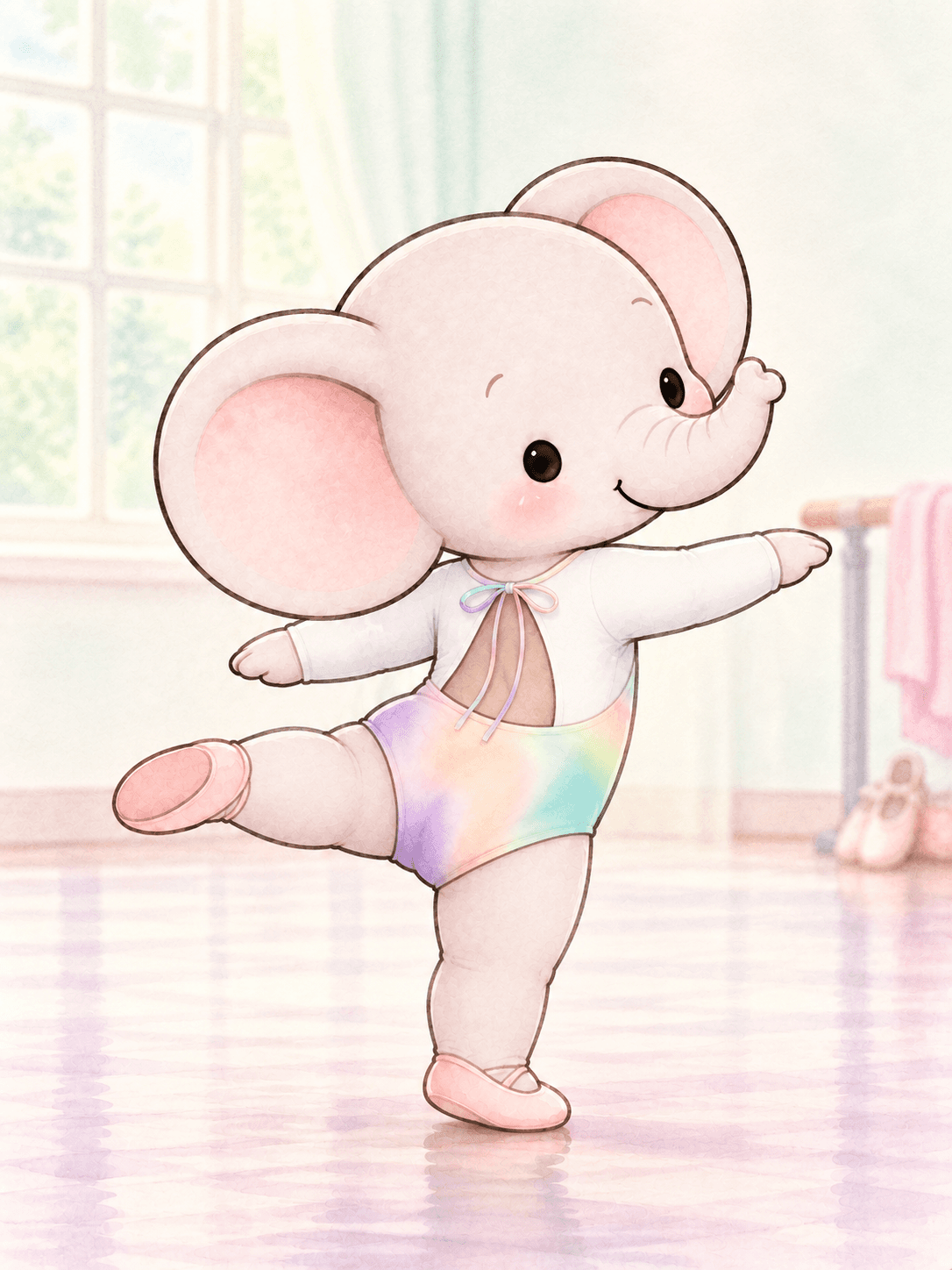 Pirouette Leotard — Cotton Candy — view 1