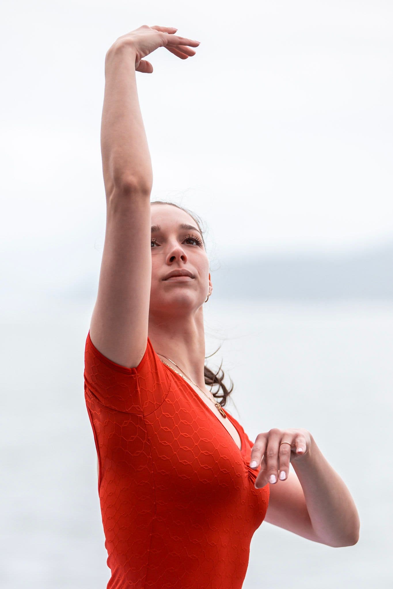 Arabesque Leotard — Red — view 6