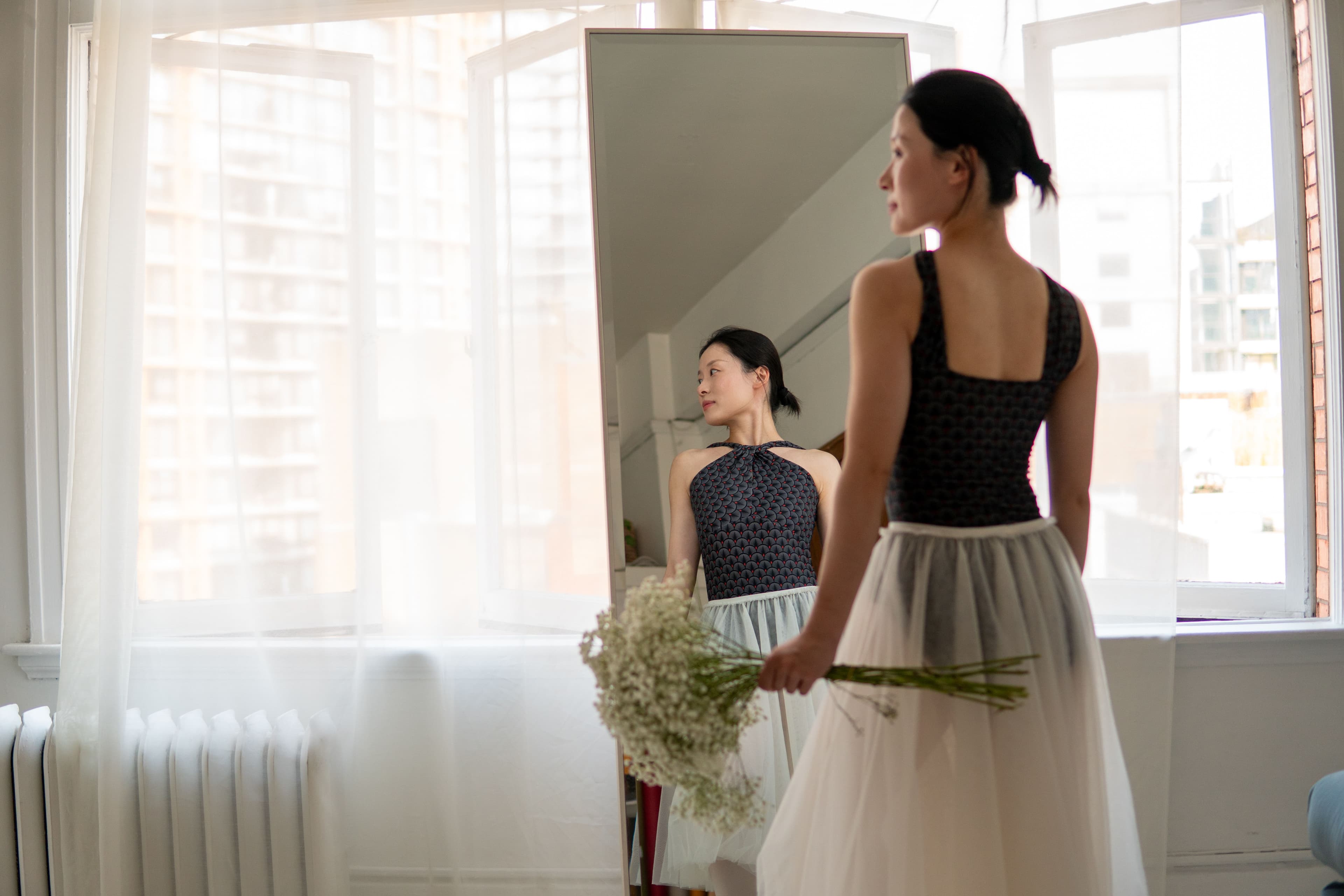 Petit Allegro Leotard — Peacock — view 1