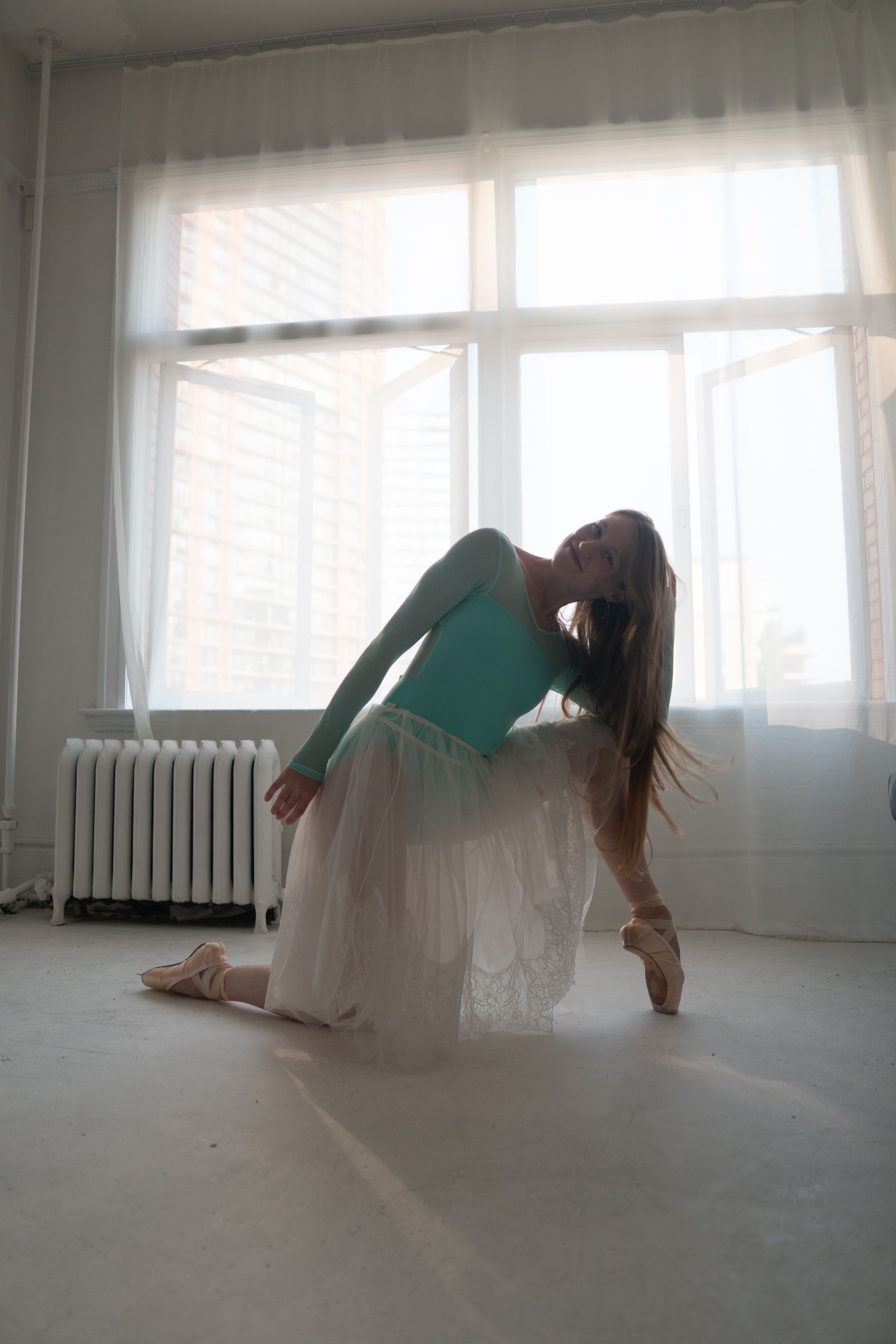 Expression Leotard — Tiffany Blue — view 4
