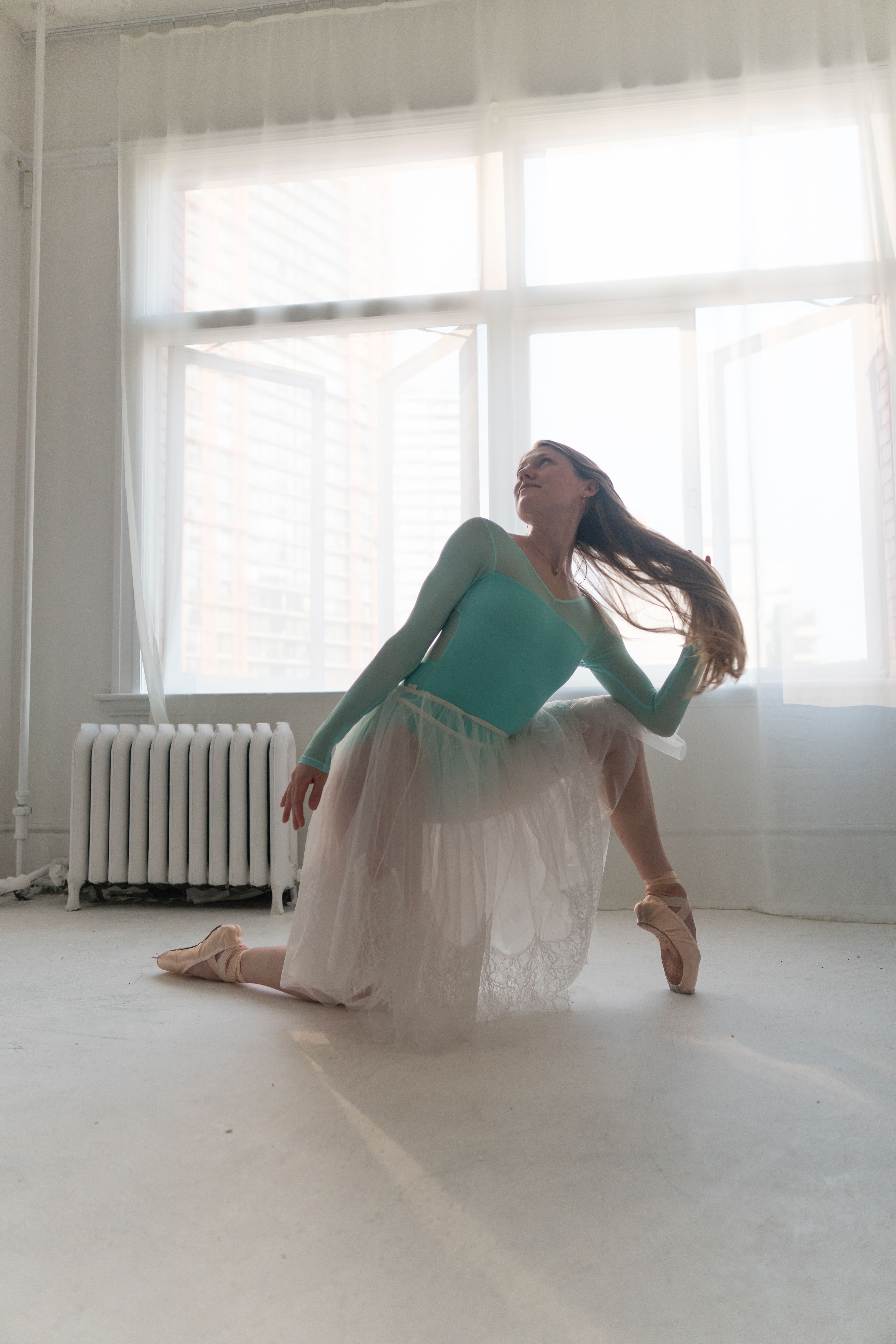 Expression Leotard — Tiffany Blue — view 5