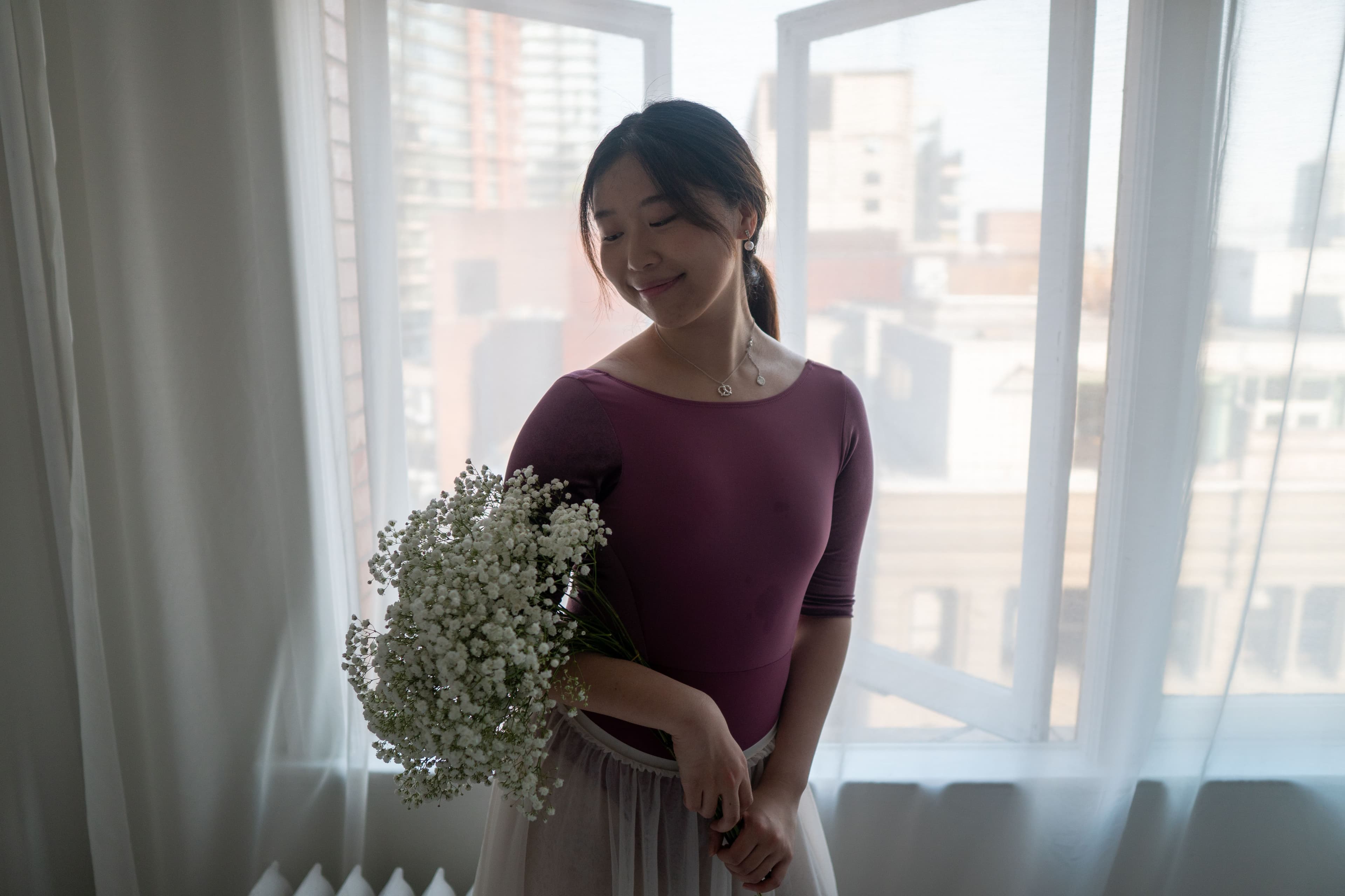 Élan Leotard — Purple — view 1