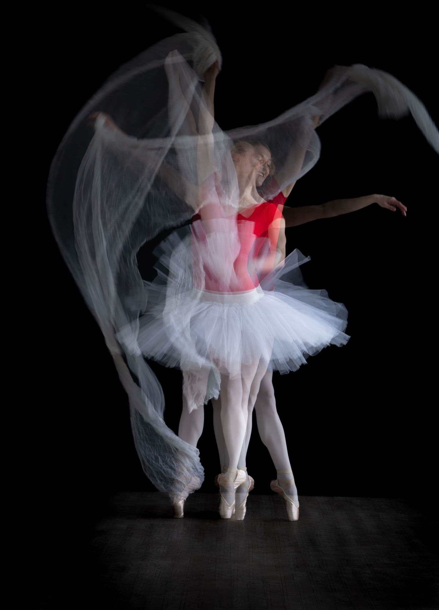 Arabesque Leotard — Red — view 3