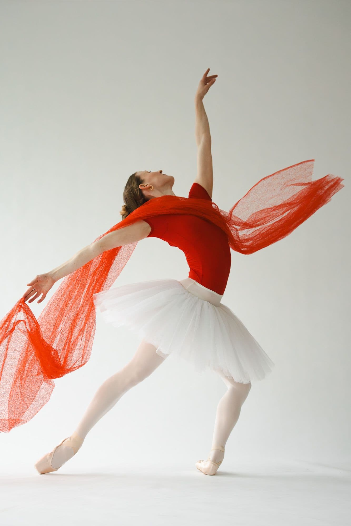 Arabesque Leotard — Red — view 1